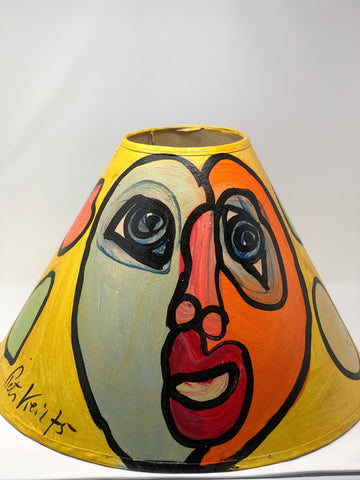 “Faces” lamp shade