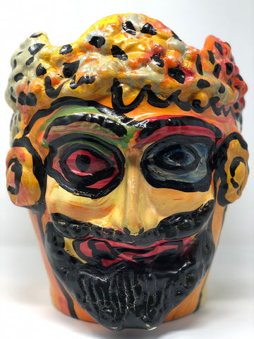 “Colorful face vase”