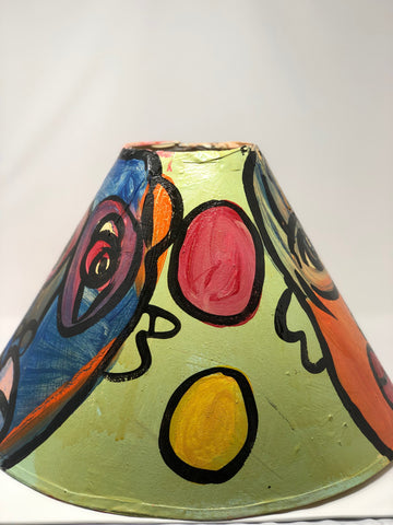 “Faces” lamp shade