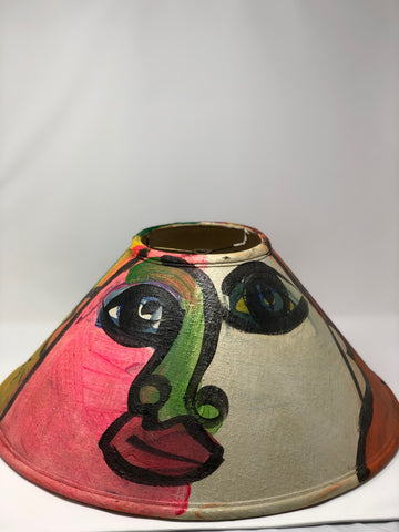 “Faces” Lamp shade